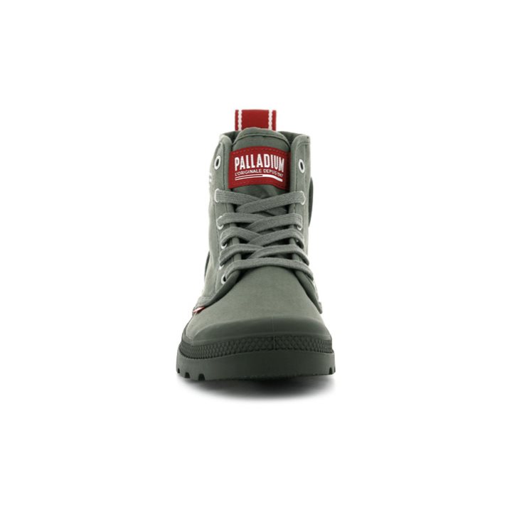 Bottes Palladium Pampa Hi Dare Homme Vert Olive | FR BTY682K